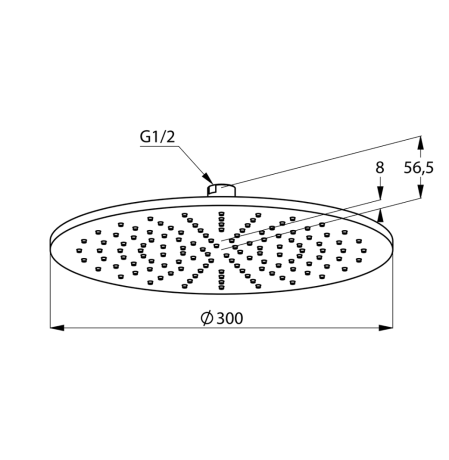 Верхний душ KLUDI A-QA 6433087-00