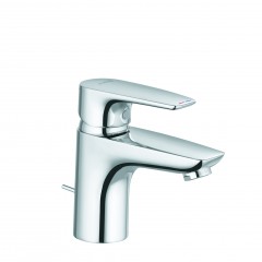 Смеситель KLUDI PURE&SOLID 342760575 для раковины на одно отверстие однорычажный с донным клапаном