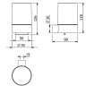 Дозатор KLUDI VELA R 5897605 подвесной