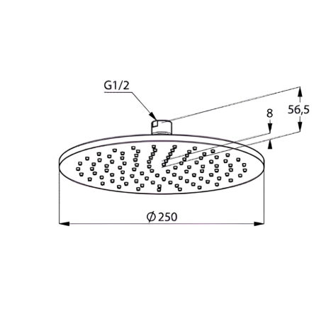 Верхний душ KLUDI A-QA 64325N1-00