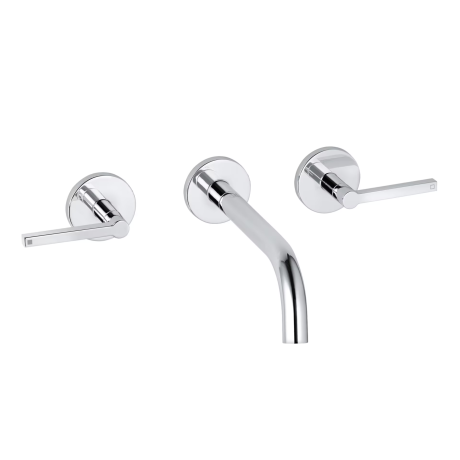 Смеситель KLUDI NOVA FONTE Puristic 201440515 для раковины настенный встраиваемый со скрытой частью