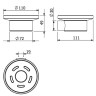 Мыльница KLUDI VELA R 5898505 подвесная