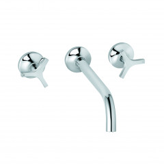 Смеситель KLUDI NOVA FONTE Déco 201460539 для раковины настенный встраиваемый со скрытой частью