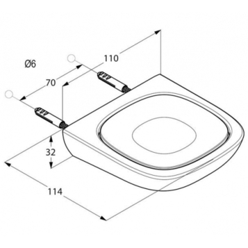 Мыльница KLUDI AMBIENTA 5398505 подвесная