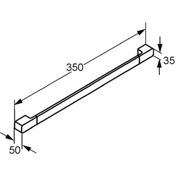 Поручень KLUDI E2 4998105 для ванны