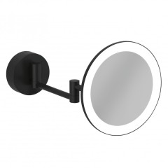 Зеркало косметическое KLUDI VELA R 5899539W подвесное с подсветкой 3х кратное увеличение