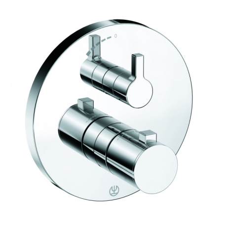 Термостат KLUDI NOVA FONTE 208350515 для душа встраиваемый на 1 потребителя внешняя часть