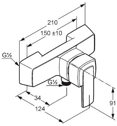 Смеситель KLUDI Q-BEO 507140575
