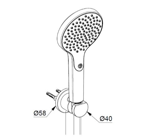Душевой гарнитур KLUDI DIVE 6985005-00