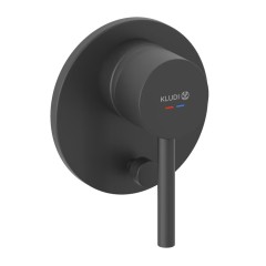 Смеситель KLUDI BOZZ BLACK 387163976 для ванны и душа встраиваемый внешняя часть с переключателем воды