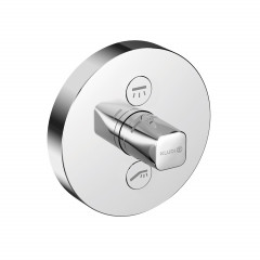 Термостат KLUDI PUSH 387120538 для ванны и душа встраиваемый на 2 потребителя внешняя часть